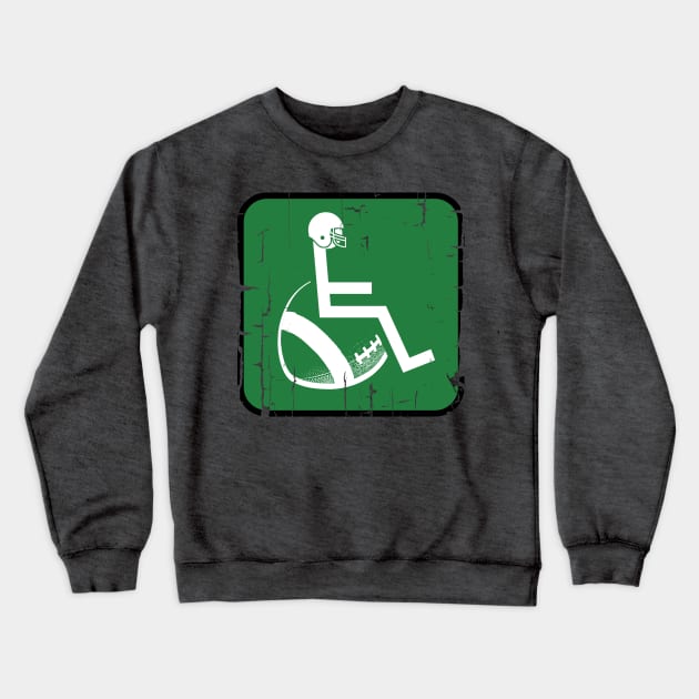 Handi-Capable Football Logo Crewneck Sweatshirt by Adatude